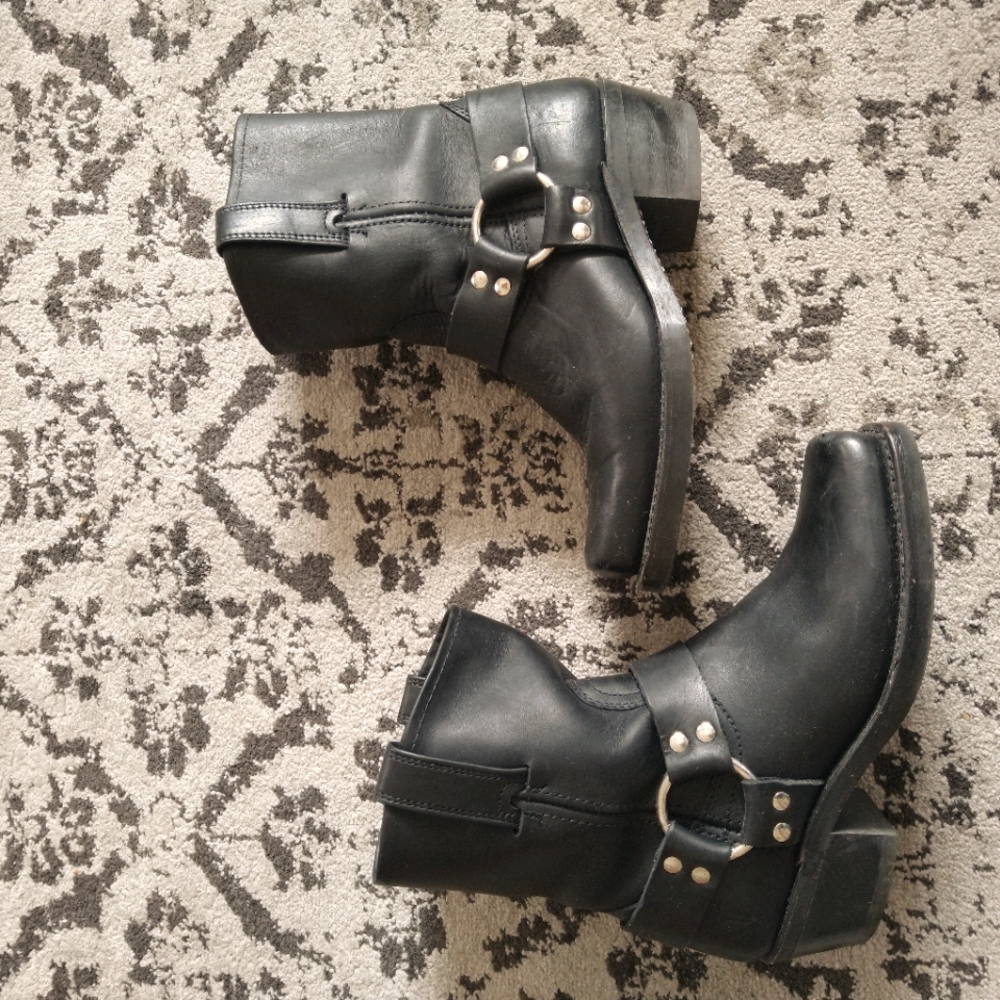 Frye harness motorcycle boots